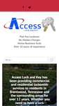Mobile Screenshot of access-locks.com