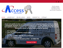 Tablet Screenshot of access-locks.com